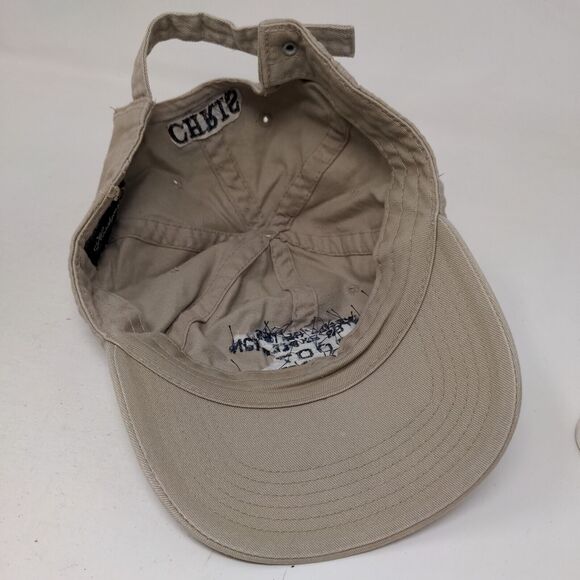 2007 Sea Time II Chris Slideback Hat Tan OSFA Embroidered Headwear Depot - Picture 6 of 7